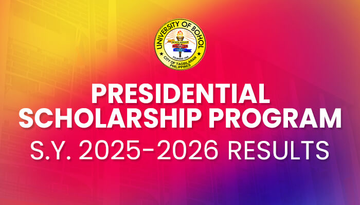Presidential Scholarship Program (S.Y. 2025-2026) Screening Results